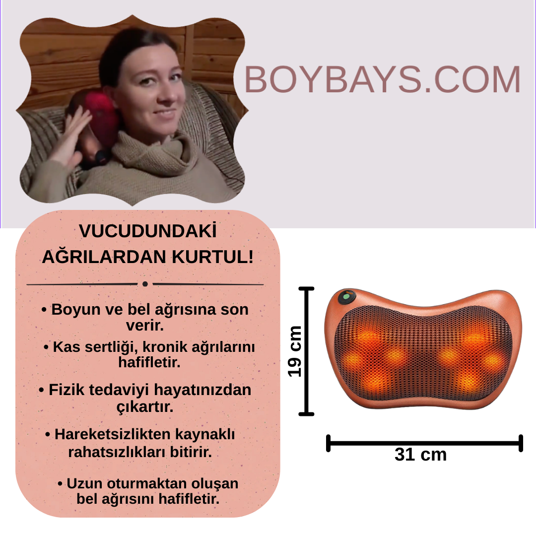 Boybays Vucuttaki Ağrıları Yok Eden Masaj Aleti